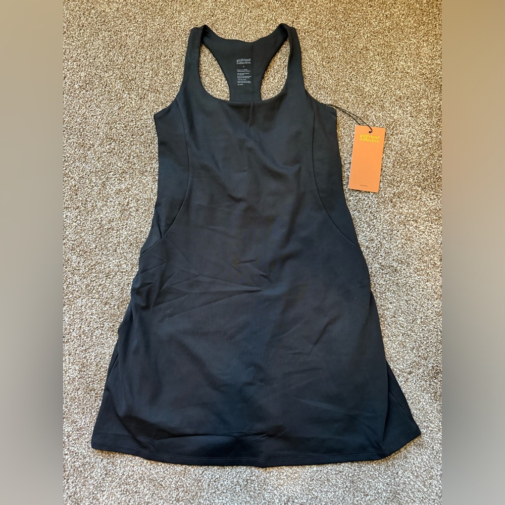 NWT Girlfriend Collective Size Small Black Athletic Dress